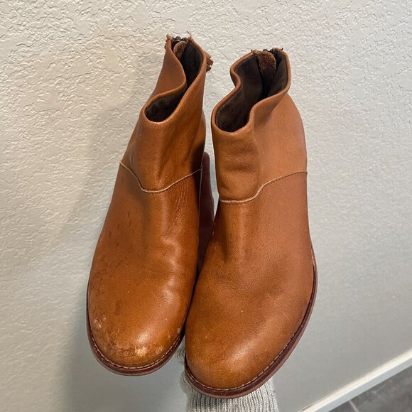 TOMS Camel Leather 7.5 Carpe Diem Booties - Picture 2 of 6